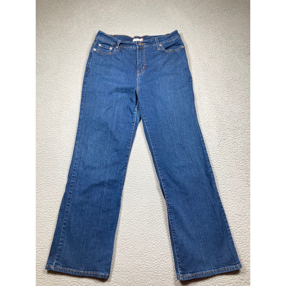 Levis Jeans Womens 14S Blue 512 Boot Perfectly Slimming Stretch‎ Western Cowgirl